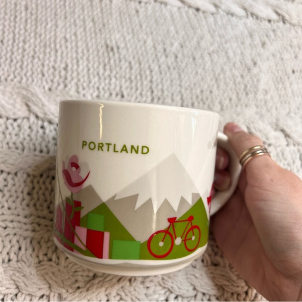 STARBUCKS Portland You Are Here Coffee Mug‎ Cup 14oz 2015